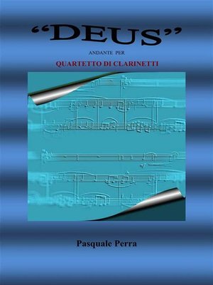 cover image of Deus andante per quartetto di clarinetti (partitura e parti)